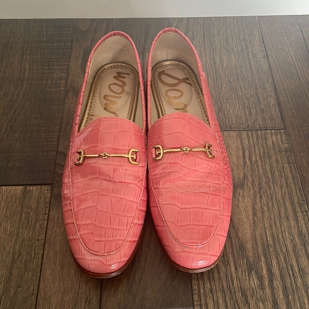 Sam Edelman pink loafers
